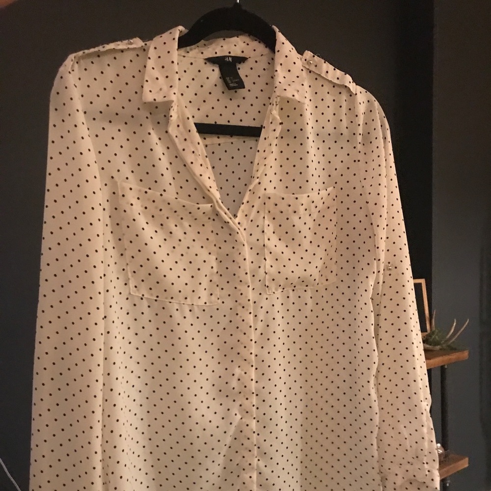 Polka Dot Blouse H&M